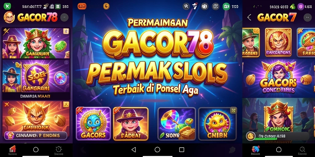 Screenshot gameplay slot GACOR78 yang menarik dan mengasyikkan.