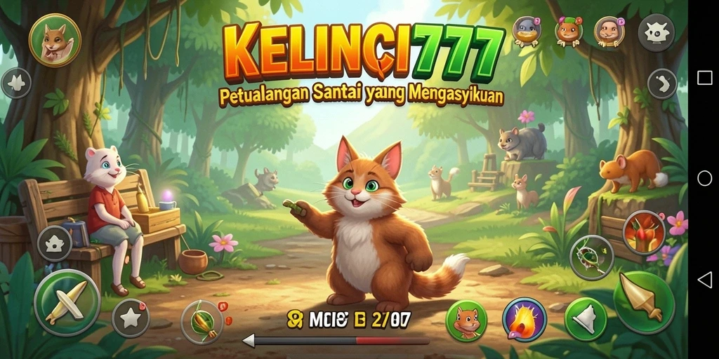 Tangkapan layar gameplay <strong>KELINCI777</strong> dengan misi kelinci yang menantang.