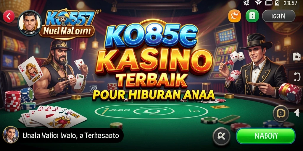 Tampilan gameplay Kasino yang menarik di KO857 dengan grafis menakjubkan.