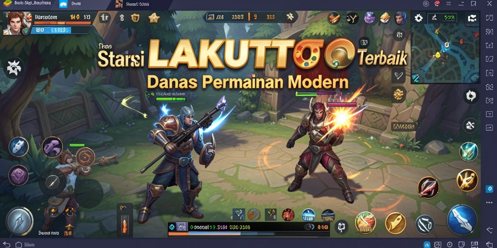 Tampilan gameplay LAKUTOTO yang strategis dan mendebarkan.