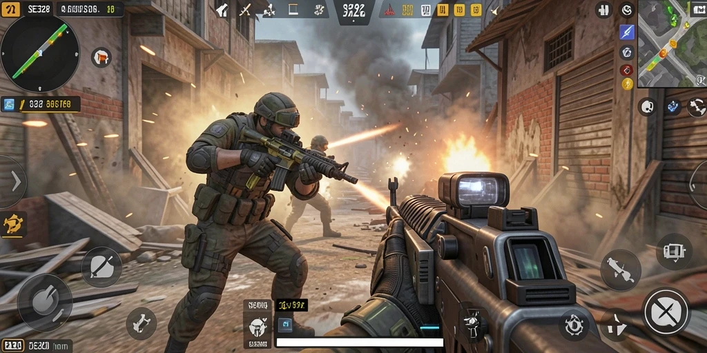 Gameplay SE328 yang menegangkan dalam pertempuran TPS.