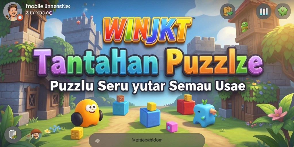 Tampilan gameplay WINJKT dengan berbagai tantangan puzzle yang menarik.